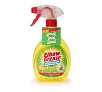 UKDeals Direct® Elbow Grease Washing Up Spray Lemon, Long-Lasting Freshness, Powerful Degreasing Formula, Effectively Removes Tough Grease, Ensures Hygienic, Spotless, Quick-Acting Cleaning 500ml