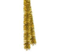 UKDeals Direct® Gold Colour Christmas Tree Decorations Collection- Baubles -Hearts -Droplets -Tree Topper-Tinsel in glitter & matte (4M Tinsel Gold)