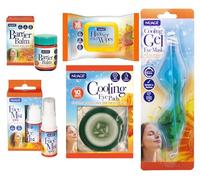UKDeals Direct® Hayfever Relief Set Hayfever Wipes Mist Spray Cooling Gel Eye Mask Eye Pad and Barrier Balm - Natural