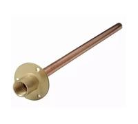 UKDeals Direct® Outdoor Garden Wall Flange with Tube for Outdoor Garden bib tap 1/2" BSP x 350mm Tube