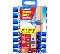 UKDeals Direct® Plasterboard Fixings Plasplugs Heavy Duty Cavity Hollow Wall Drywall Plugs 30's