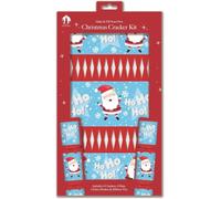 UKDeals Direct UKDD® 6pc Make and Fill Your Own Festive Seasonal Christmas Party Royle Cracker Craft Kit Own DIY (Santa HO HO HO)