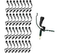 UKDD® Black Giant Gutter Hooks for Hanging Outdoor Christmas Lights Fairy Lights (Pack of 32 Black)
