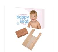 UKDGTMR Scented Nappy Disposal Bags, 200 Count Pack Tie Handle Baby Nappy Changing Disposable Bags | Bin Adult Waste Sacks | Scented For Dog Poo