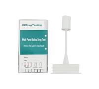 UKDrugTesting 7 Panel Ultra Workplace Drug and Alcohol Saliva Drug Testing Cube 6-MAM