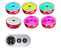 UKDUANWEI 6 Lights Agile Reaction Speed Training Equipment, 4 Modes & 4 Light Color, Scientific Training, for Football, Boxing, Fitness, Sports Training