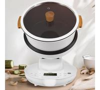 UKDUANWEI Automatic Cooking Machine | 8L Commercial Food Processor | 3D All-round Heating | 3-speed Pot Body Adjustment | Automatic Thermal Cleaning