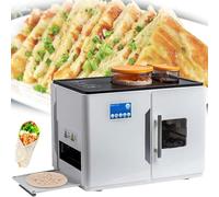 UKDUANWEI Roti Maker with Touch Screen | 20 Pcs/Time Commercial Pancake Maker | 1800W Electric Chapati Tortilla Pancake Flatbreads Pita Making Machine | for Breakfast Shop,Kitchen
