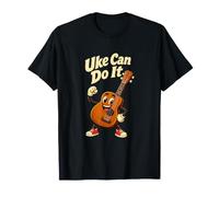 Uke Can Do It Comic Ukulele Music Pun T-Shirt