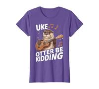 Uke Otter Be Kidding - Otter Playing Ukulele Uke Pun Gifts T-Shirt