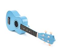 Ukelele Kit 21 Inch Basswood Saxophone Ukulele Guitar Rosewood 4 Strings Ukulele Bass Guitar Uke Gift Musical Instruments (Color : Sky Blue)