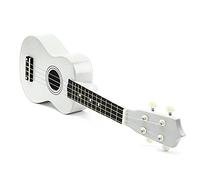 Ukelele Kit 21 Inch Basswood Saxophone Ukulele Guitar Rosewood 4 Strings Ukulele Bass Guitar Uke Gift Musical Instruments (Color : Milk White)