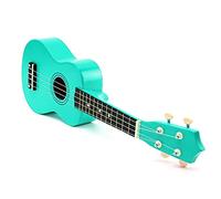 Ukelele Kit 21 Inch Basswood Saxophone Ukulele Guitar Rosewood 4 Strings Ukulele Bass Guitar Uke Gift Musical Instruments (Color : Green)
