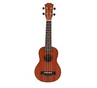 Ukelele Kit 21 Inch Saxophone Acoustic Ukulele Guitar 4- string Ukulele Guitar Handmade Wooden White Guitar Mahogany