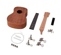 Ukelele Kit 23 Inch Unfinished DIY Ukulele Kit Ukulele Plywood Body Okoume Solid Wood Ukulele Neck Open String Tuner, Suitable For Ukulele Lovers (Color : 23 inches)
