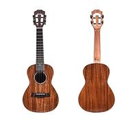 Ukelele Kit Concert Ukulele 23/26 Inch Koa Wood With Gig Bag Uke Strap Strings Capo 2pcs Celluloid Picks (Color : 26 Inch)