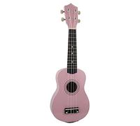 Ukelele Kit Exquisite 21" Ukulele Basswood Body Mini Guitrar Ukelele 4 Strings Musical Instrument Colorful Uke For Both Child&Adult (Color : Pink)