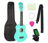 Ukelele Kit Ukulele 21 Inch Ukulele Saxophone 4 Strings Hawaiian Guitar Basswood Guitar Uke Gift Musical Instruments For Music Beginner (Color : Light Green)