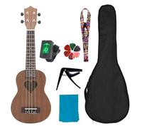 Ukelele Musical Instrument 21 Inch Ukulele Sapele Wood Guitar Set With Case Accessories Professional Stringed Instruments
