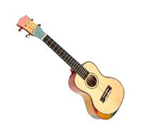 Ukelele Musical Instrument 24 Inch Acoustic Concert Ukulele With Solid Flame Maple Top Flame Maple Body (Color : A)