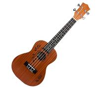 Ukelele Musical Instrument 4 String Small Guitar 23 Inch 18 Frets Sapele Wood Body Concert Ukulele With Ukulele Bag And Tuner