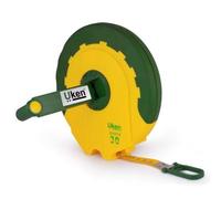 Uken 30m (13mm) Measuring Tape Fibre-Closed Case, Heavy Duty with Soft Rubber Grip, Fast Rewind Handle, Reinforced Pull Ring | Model U2013