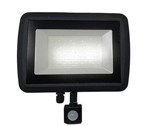 UKEW 100W Outdoor LED Floodlight - PIR Motion Sensor IP65 Waterproof 8000 Lumens Daylight White 6500K CRI 80 Security Spotlight