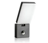 UKEW 15W Outdoor Wall Light with PIR Motion Sensor - 360° Rotatable LED Security Lamp IP65 Waterproof Modern Black Up Down Wall Light Garden Outdoor Wall Lights - Daylight 6000K