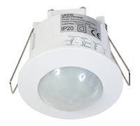 UKEW 360° PIR Motion Sensor - Adjustable Recessed Occupancy Detector with Timer & LUX Control - Indoor Smart Presence Sensor for Lights, Hallways, Bathrooms & Utility Rooms