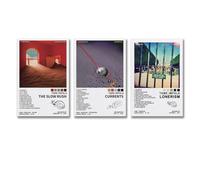 UKewei 3 PCS Rock Band Tame Poster Impala Music Album Cover Wall Art Canvas Room Decorative Aesthetic Print Decor Posters 16x24inch(40x60cm)-3pcs Style-1