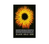UKewei Black Hole Sun Plaque Poster Soundgarden Retro Canvas Art Poster 12x18inch(30x45cm) Bedroom Decor