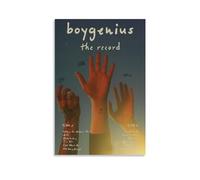 UKewei Boygenius Poster The Record Music Cover Poster Decorative Painting Canvas Wall Posters And Art Picture Print Modern Family Bedroom Decor Posters 12x18inch(30x45cm)