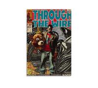 UKewei Kanye West Through The Wire Hip Hop Comics Poster Decorative Painting Canvas Wall Posters And Art Picture Print Modern Family Bedroom Decor Posters 08x12inch(20x30cm)