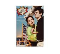 UKewei Lana Del Rey Music Poster Poster Decorative Painting Canvas Wall Posters And Art Picture Print Modern Family Bedroom Decor Posters 12x18inch(30x45cm)