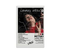 UKewei Mitski Laurel Hell Music Album Poster Poster Decorative Painting Canvas Wall Posters And Art Picture Print Modern Family Bedroom Decor Posters 24x36inch(60x90cm)