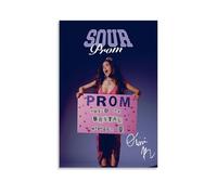 UKewei Olivia Poster Rodrigo Music Tour Signed Music Posters for Room Aesthetic Canvas Wall Art Bedroom Decor12x18inch(30x45cm)
