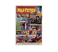 UKewei Pulp Poster Fiction Movie Vintage Collage Music Posters for Room Aesthetic Canvas Wall Art Bedroom Decor12x18inch(30x45cm)