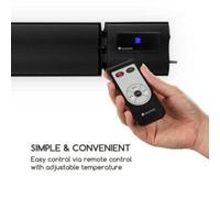 UKEWInstaheat Heater Electric Infrared Bar 2400W, Wall/ceiling Mount, Remote Control Wifi App