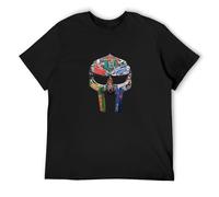 ukf Mf Doom T-Shirt Mens Funny Hip Hop Graphic Tee S Black