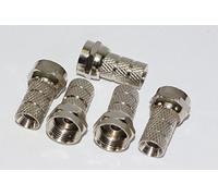 UKFix 5 x 4mm F Connector Plug For Sky Plus HD Freesat Twin CB63R WF65 Shotgun Cable