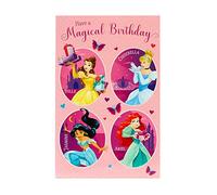 UKG Card 50 Bday Juv Girl Disney Multiple Princesses