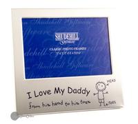 ukgiftstoreonline I Love My Daddy from His Head to His Toes Photo Frame Gift Boxed