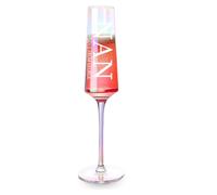 ukgiftstoreonline Nan Sentiment Iridescent Champagne Flute, Rainbow Crystal Glass, Lead-Free, Hand-Blown Prosecco Glass Gift