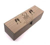 ukgiftstoreonline Personalised 30th Anniversary Champagne or Wine Bottle Holder Gift