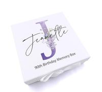 ukgiftstoreonline Personalised Any Name, Alphabet and Sentiment Gift Keepsake Memory Box (Large Box)