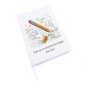 ukgiftstoreonline Personalised colourful Teacher notebook Gift