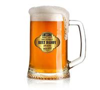 ukgiftstoreonline Personalised Daddy Birthday Christmas Fathers Day Beer Glass Tankard Mug