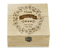 ukgiftstoreonline Personalised Mummy Love You Keepsake Memory Gift Box