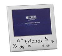 ukgiftstoreonline Satin Steel Photo Frame Friends Gift 5" x 3.5" photo, Grey