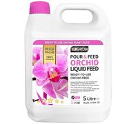 UKGrow Premium Orchid Food - 5L Ready-to-Use Orchid Nutrient Solution for Lush Blooms and Vibrant Health